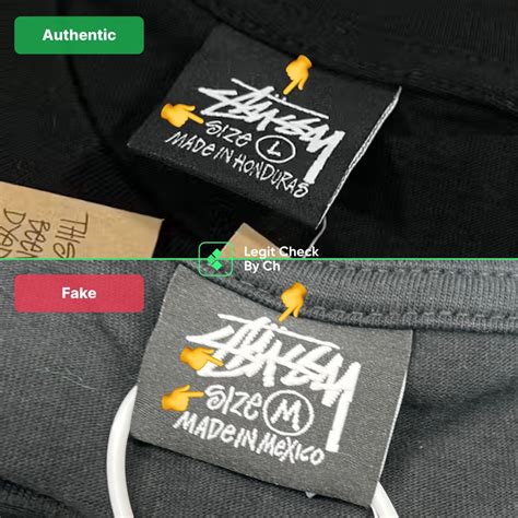 cheap fake stussy clothing|how to check stussy t shirt.